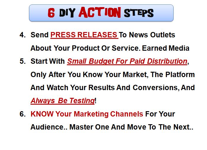 DIY Action Steps