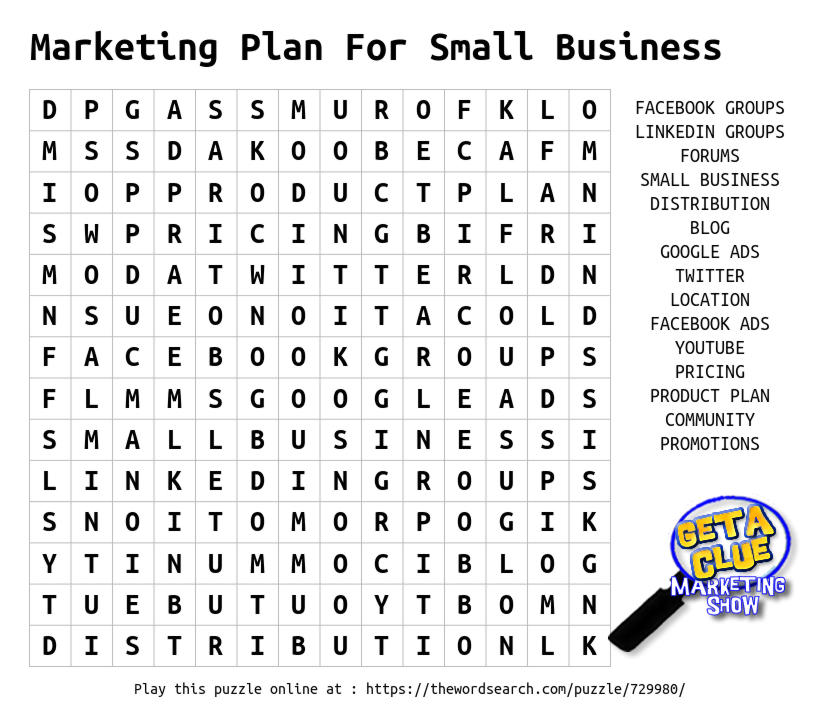 marketing plan small business