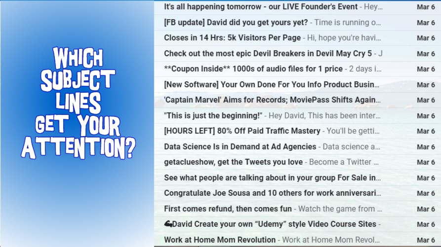 Email Subject Lines 25